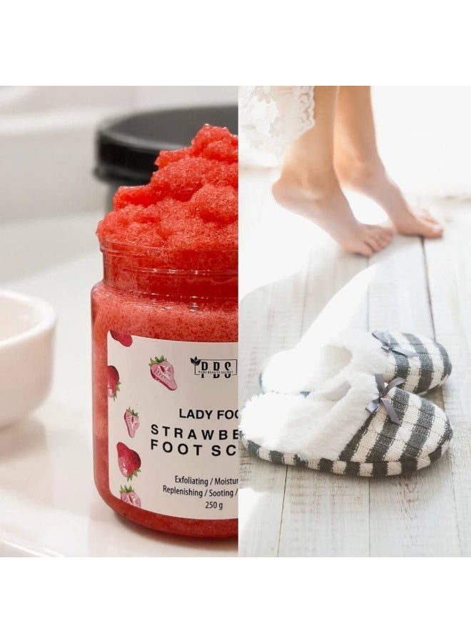بي بي إس PBS Lady Foot Strawberry Foot Scrub – 250g. - Image 4